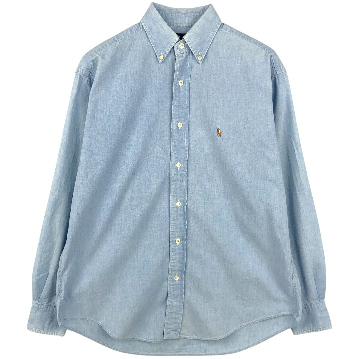 Ralph Lauren/ラルフローレン 長袖 ボタンダウン シャンブレーシャツ
