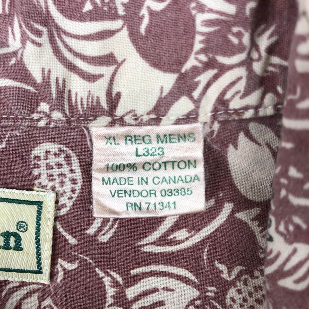 L.L.Bean/エルエルビーン ハワイアンアロハシャツ