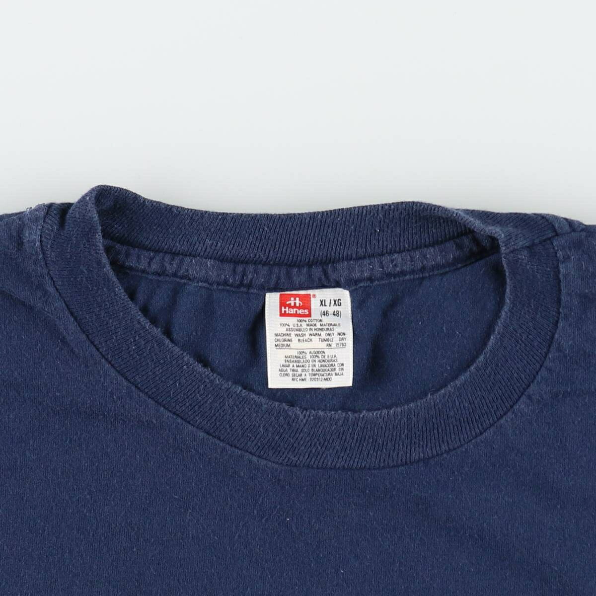 Hanes/ヘインズ 無地ポケットTシャツ