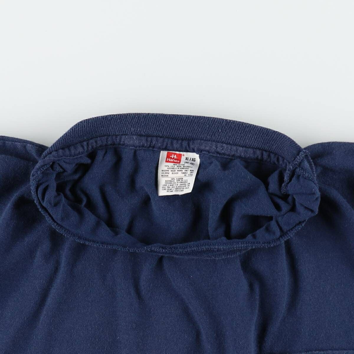 Hanes/ヘインズ 無地ポケットTシャツ