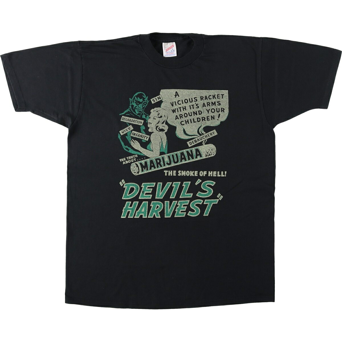 Jerzees/ジャージーズ DEVIL'S HARVEST デビルズハーベスト 映画 ムービーTシャツ
