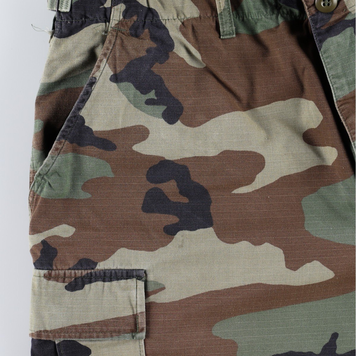 TROUSERS HOT WEATHER WOODLAND CAMOUFLAGE PATTERN COMBAT ミリタリー カーゴパンツ コンバットパンツ