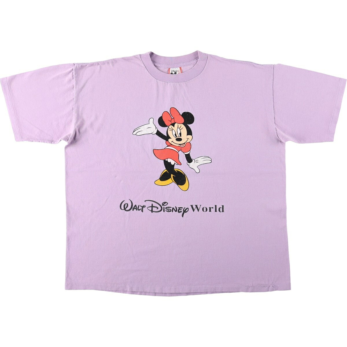 Disney/ディズニー MINNIE MOUSE ミニーマウス キャラクタープリントTシャツ