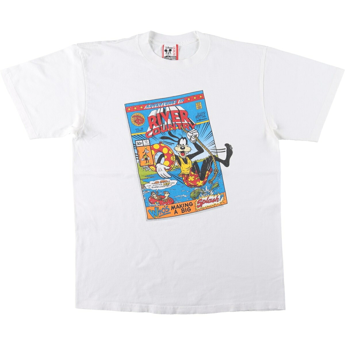 DIsney/ディズニー River Country リバーカントリー キャラクタープリントTシャツ