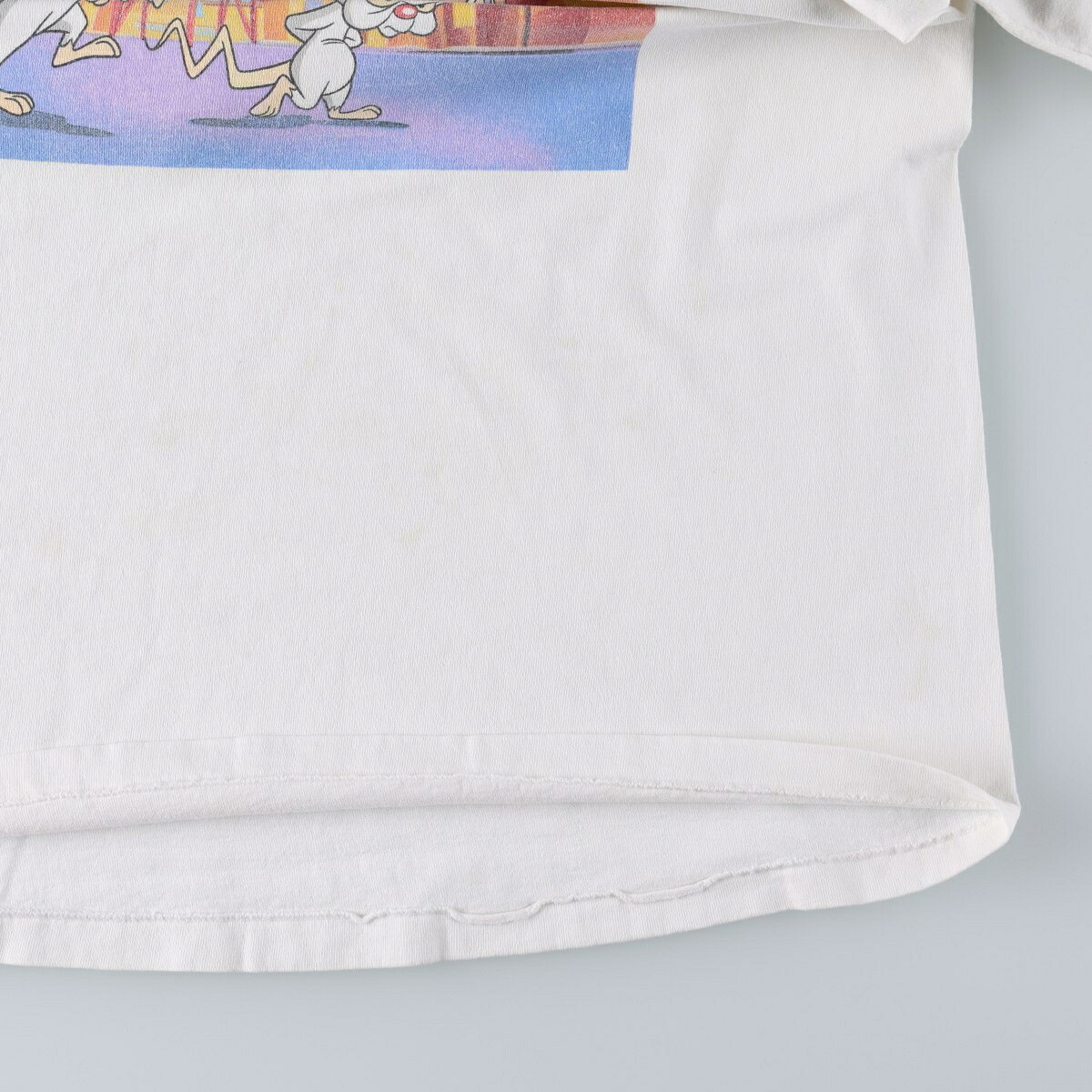 ANIMANIACS/アニマニアックス Pinky and the Brain ピンキー＆ブレイン キャラクタープリントTシャツ