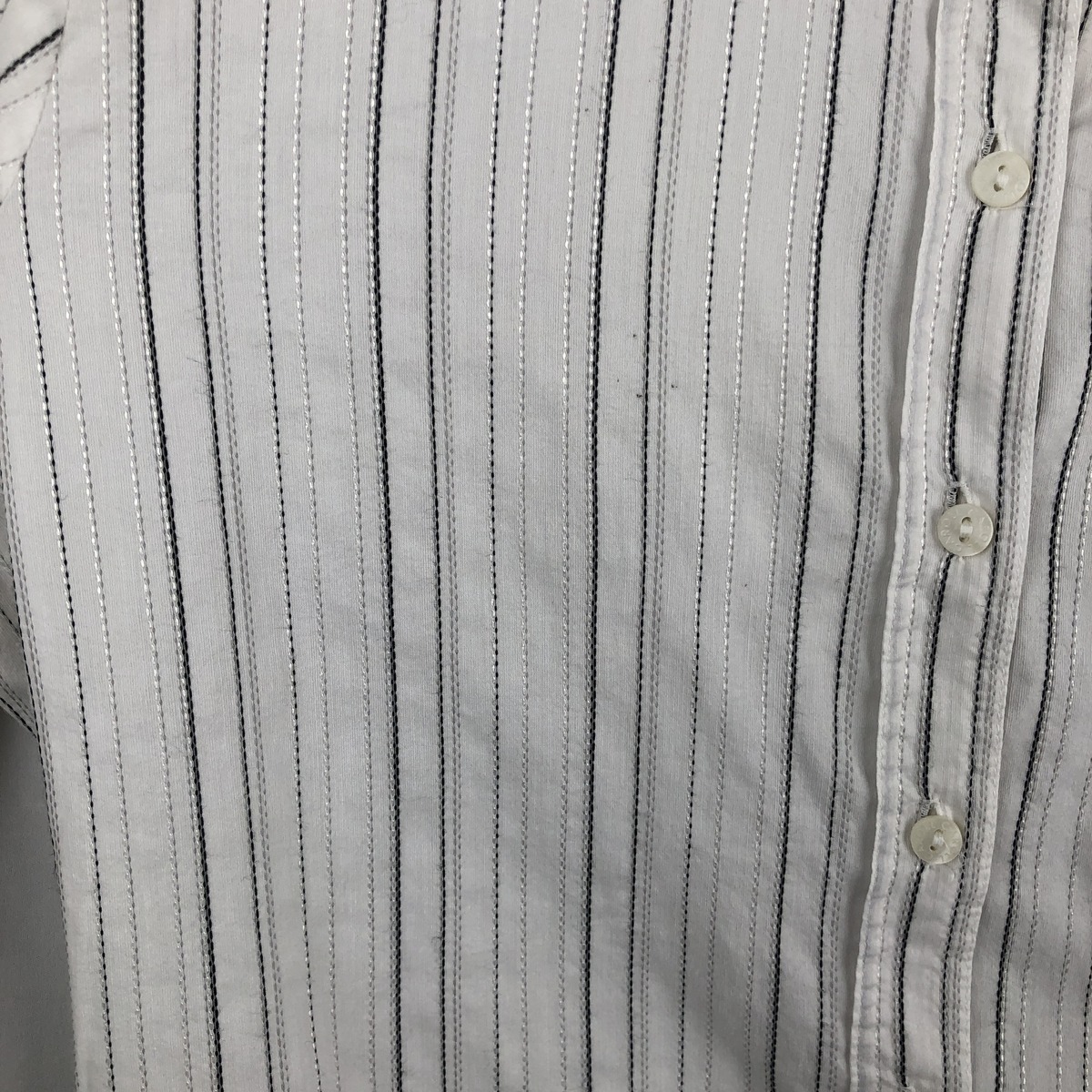 CAROLL 長袖 コットンストライプシャツ