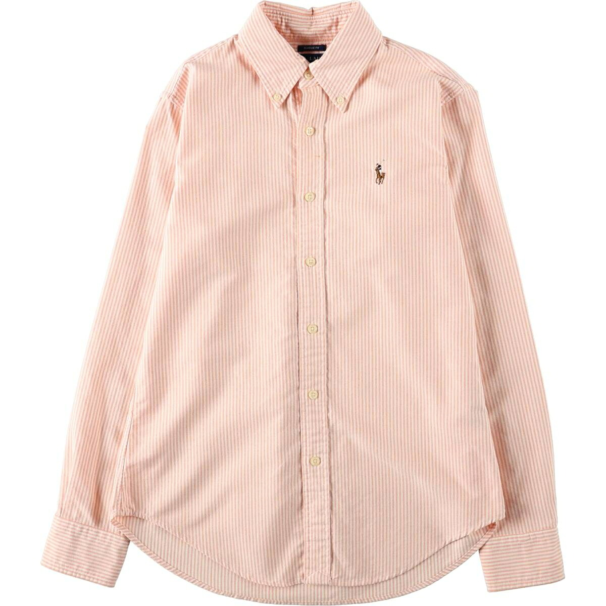 Ralph Lauren/ラルフローレン CLASSIC FIT クラシックフィット 長袖 ボタンダウンストライプシャツ