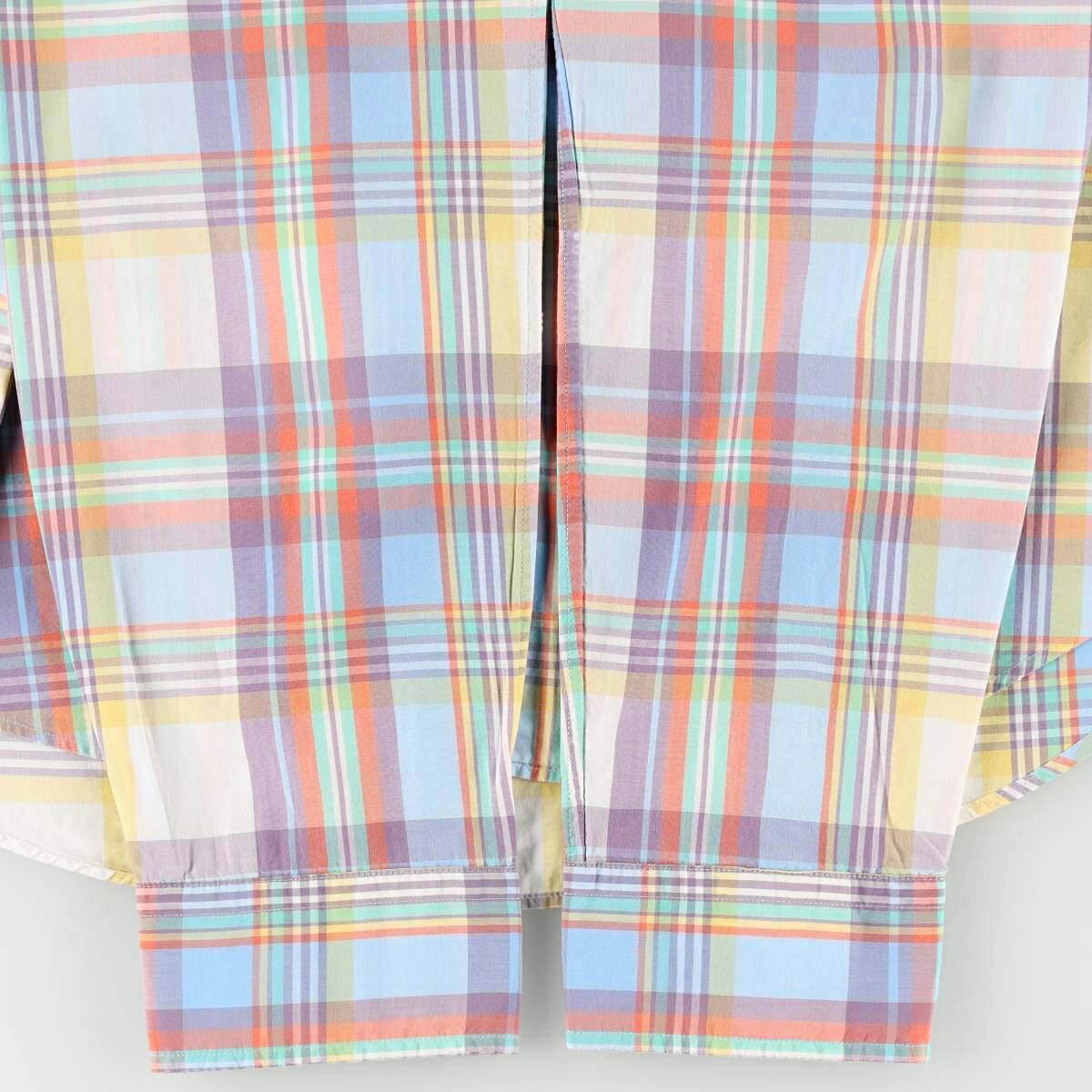 Ralph Lauren/ラルフローレン POLO by Ralph Lauren SLIM FIT 長袖 ボタンダウンチェックシャツ