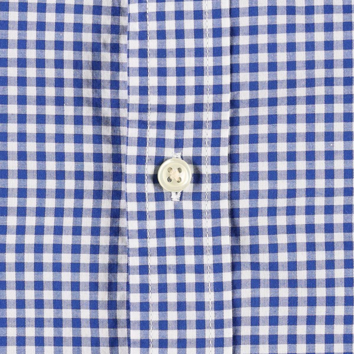 Ralph Lauren/ラルフローレン NATURAL STRETCH 長袖 ボタンダウンチェックシャツ
