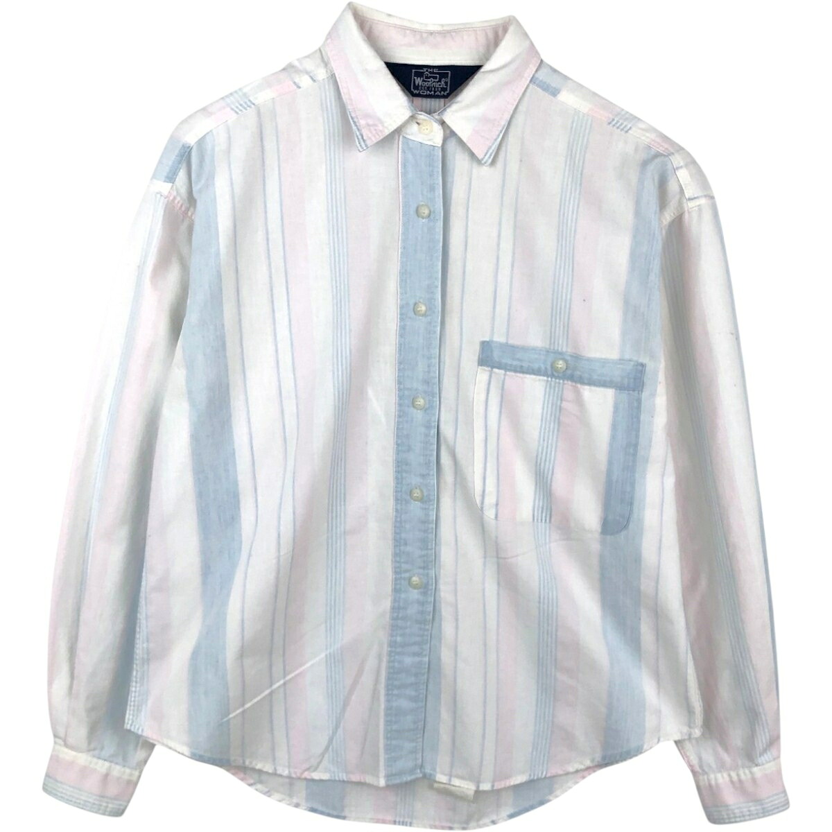 WOOLRICH/ウールリッチ 長袖 コットンストライプシャツ