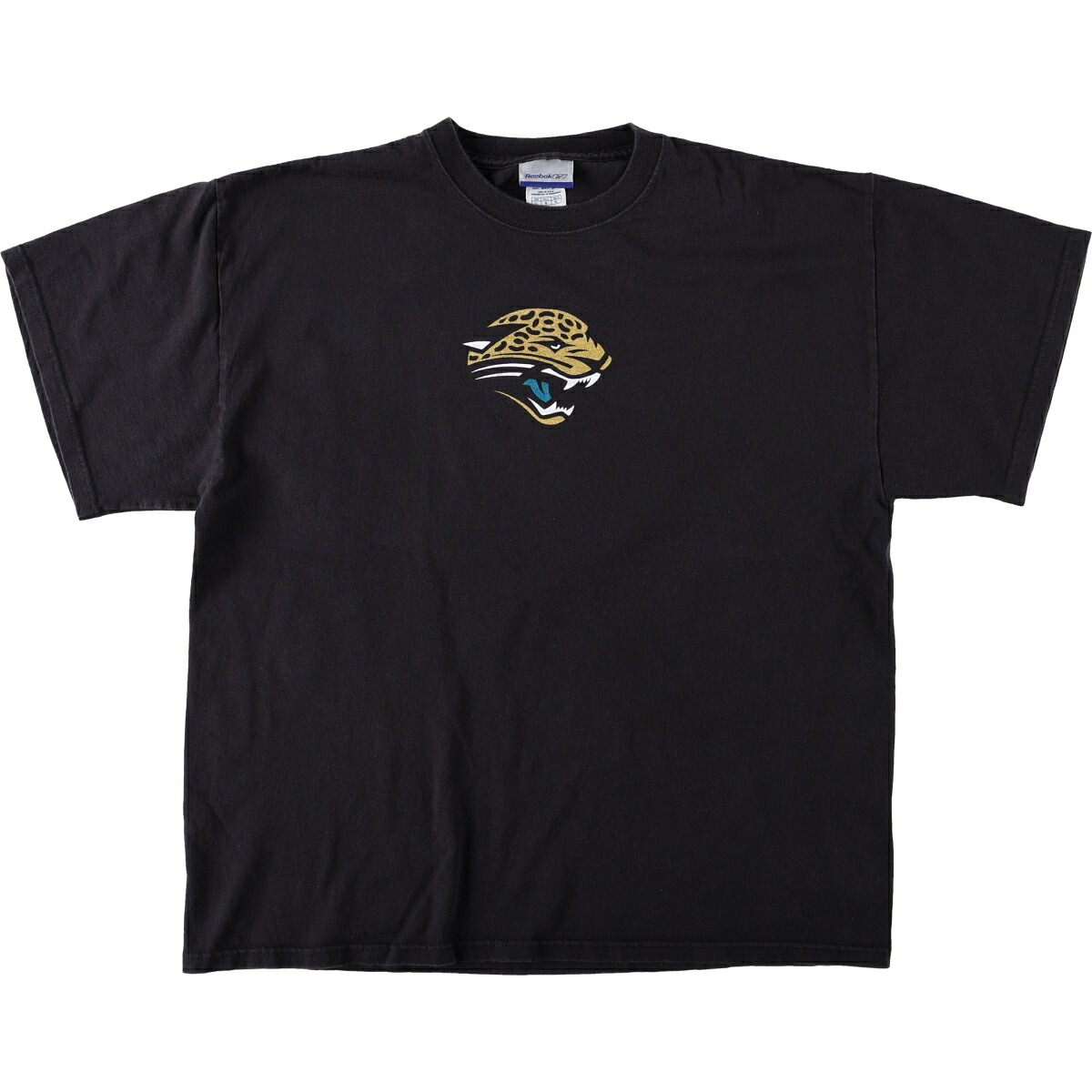 Reebok/リーボック NFL JACKSONVILLE  JAGUARS ジャクソンビルジャガーズ スポーツプリントTシャツ