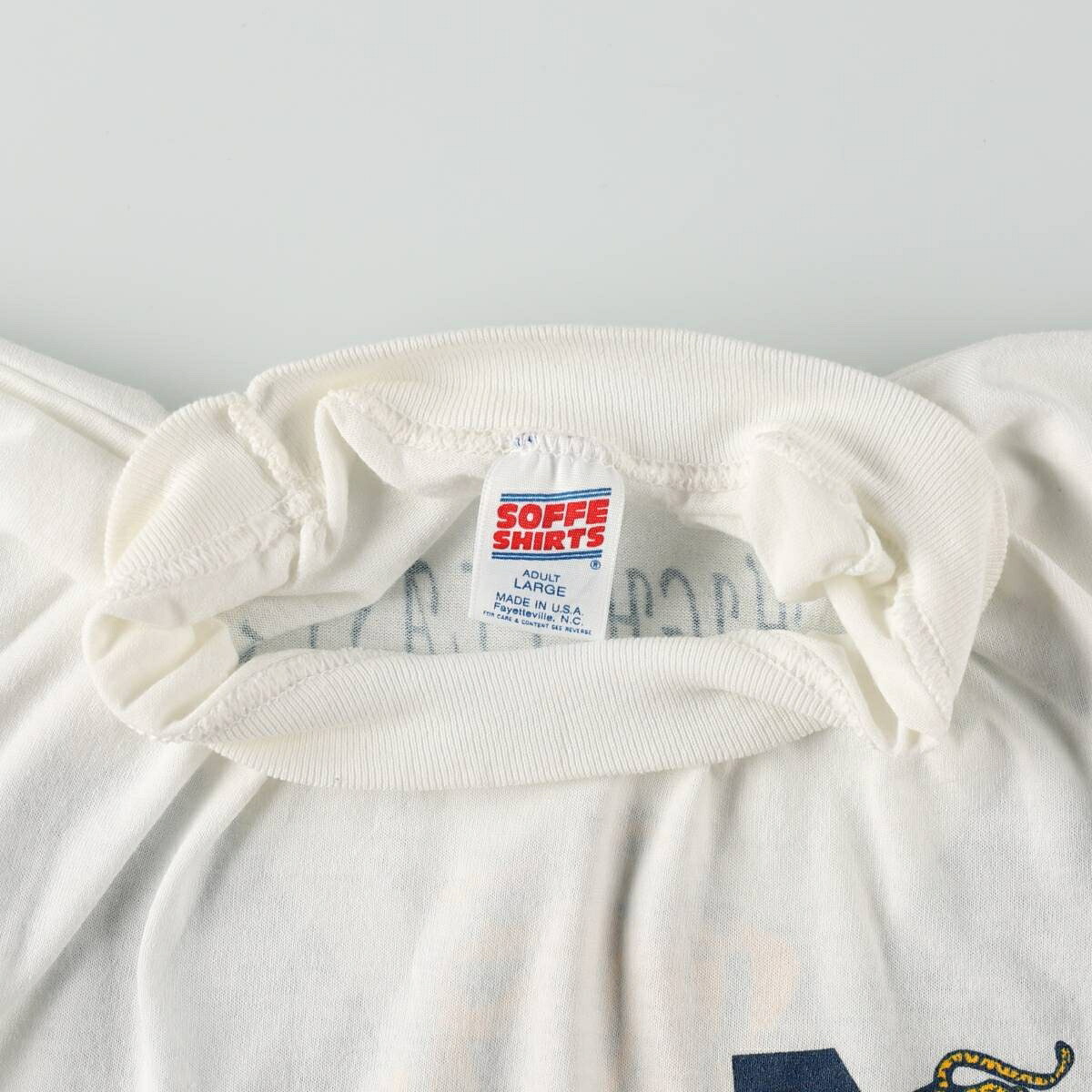 古着 90年代 ソフィ SOFFE 虎柄 タイガー柄 カレッジTシャツ USA製 メンズL相当 ヴィンテージ /eaa664828 【中古】 【260814】