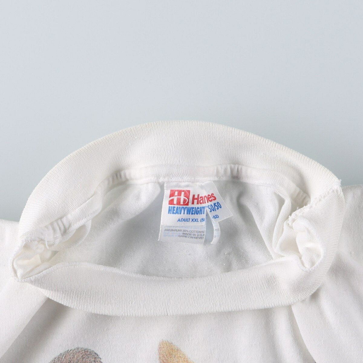 古着 90年代 ヘインズ Hanes HEAVYWEIGHT 50/50 ネコ柄 アニマルTシャツ USA製 メンズXXL相当 ヴィンテージ /eaa664847 【中古】 【260812】
