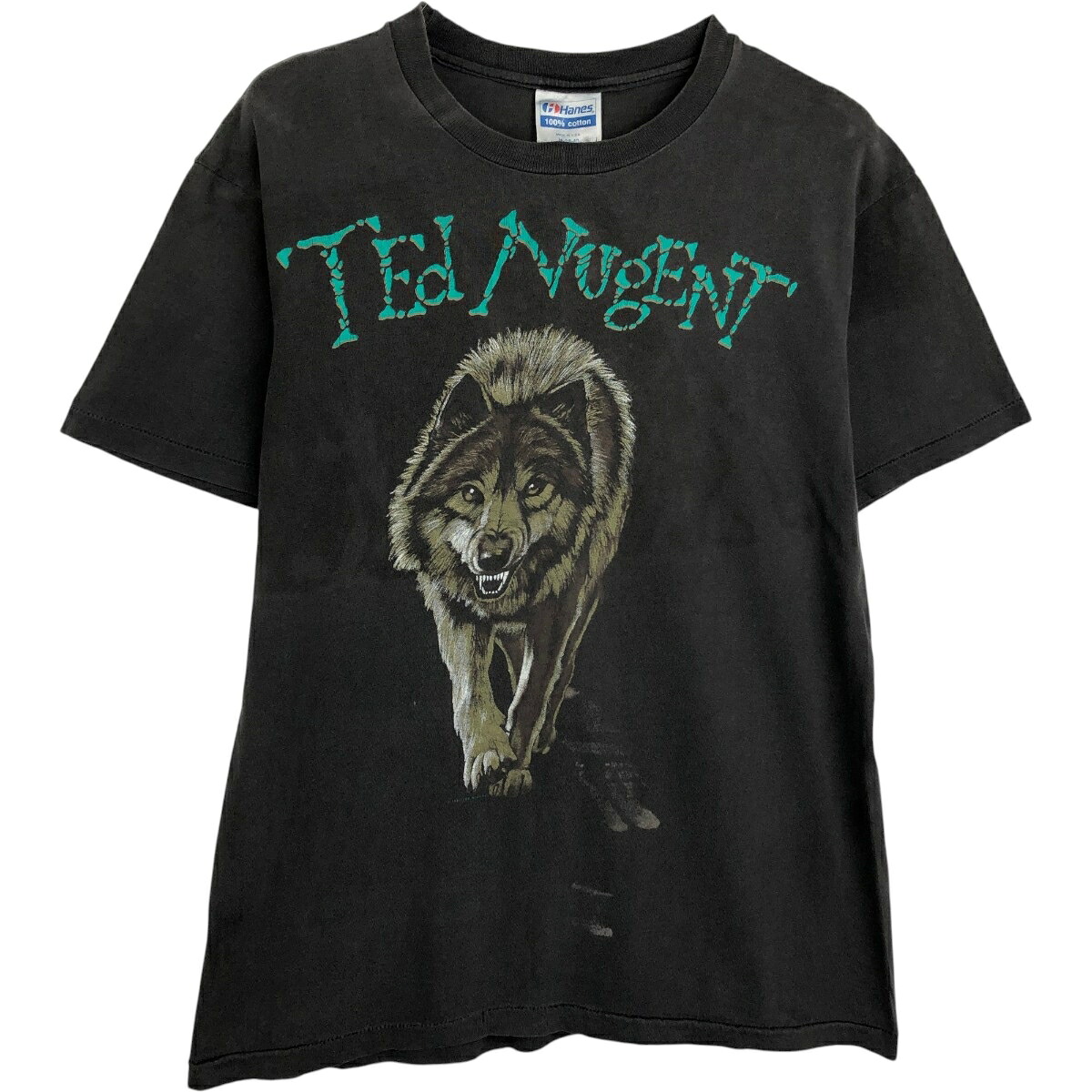 Hanes/ヘインズ Ted Nugent テッドニュージェント バンドTシャツ バンT