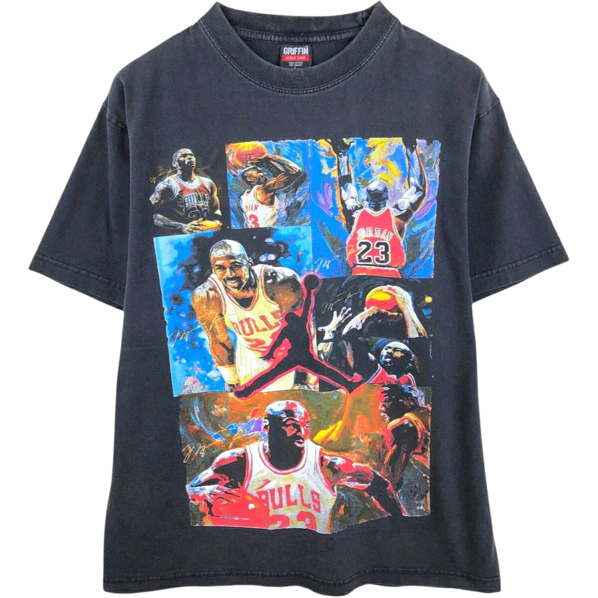 GRIFFIN ACTIVE WEAR NBA CHICAGOBULLS シカゴブルズ スポーツプリントTシャツ
