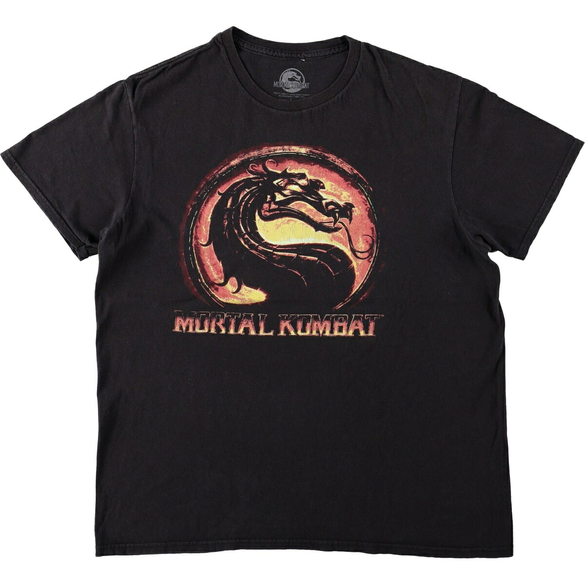 MORTAL KOMBAT モータルコンバット アニメ キャラクタープリントTシャツ