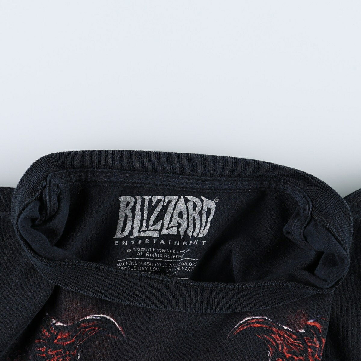 BLIZZARD ENTERTAINMENT World of Warcraft Cataclysm アニメ キャラクタープリントTシャツ