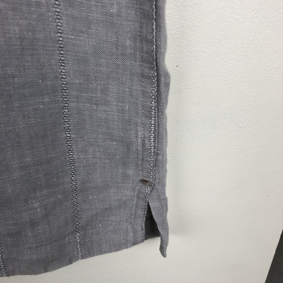 Liz Claiborne/リズクレイボーン claiborne 半袖 オープンカラー リネンシャツ