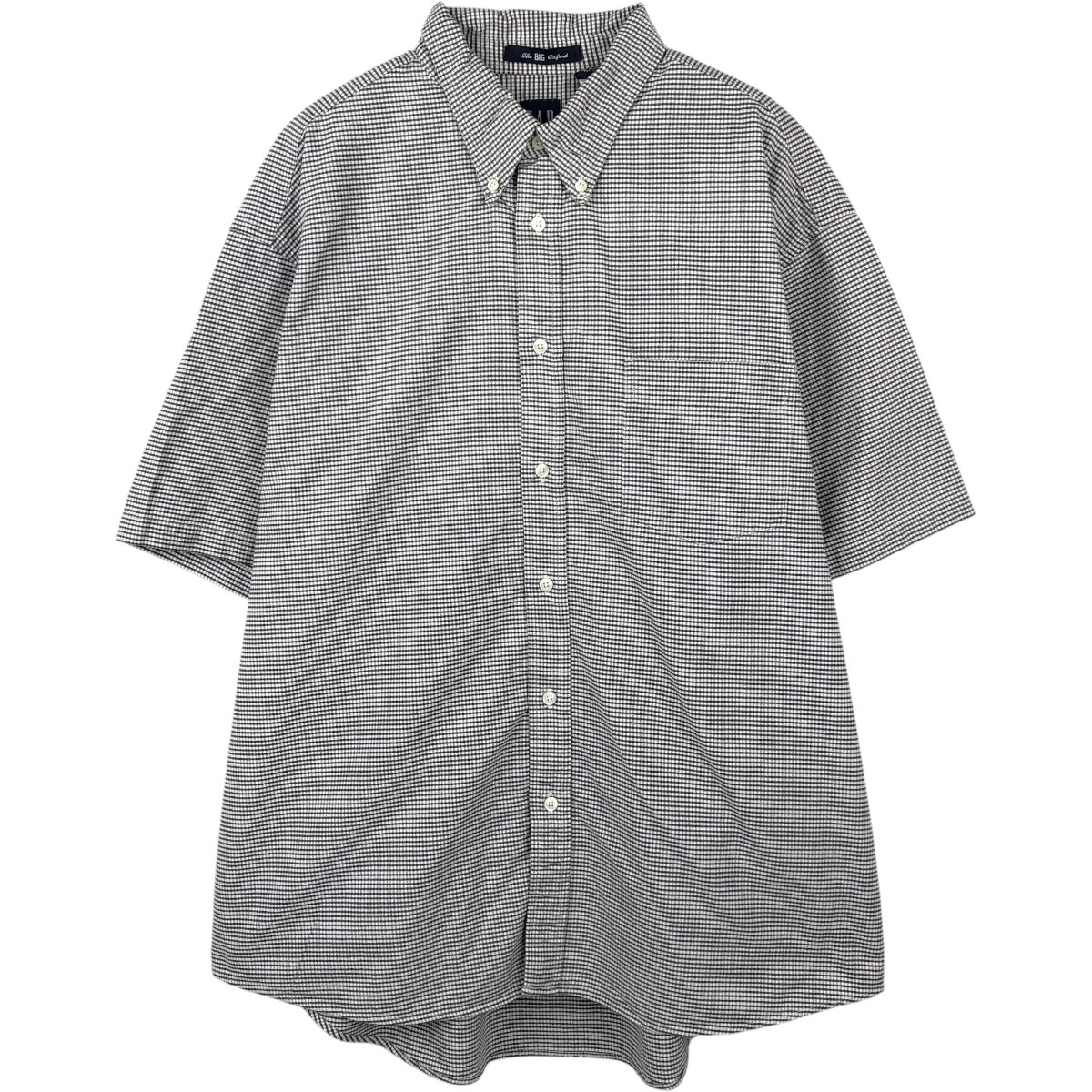 GAP/ギャップ オールドギャップ The BIG Oxford 半袖 ボタンダウン チェックシャツ