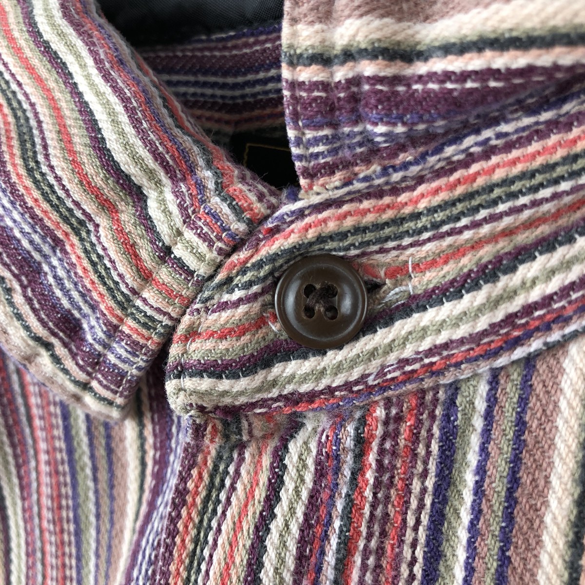 Eddie Bauer/エディーバウアー 黒タグ 半袖 コットン ストライプシャツ