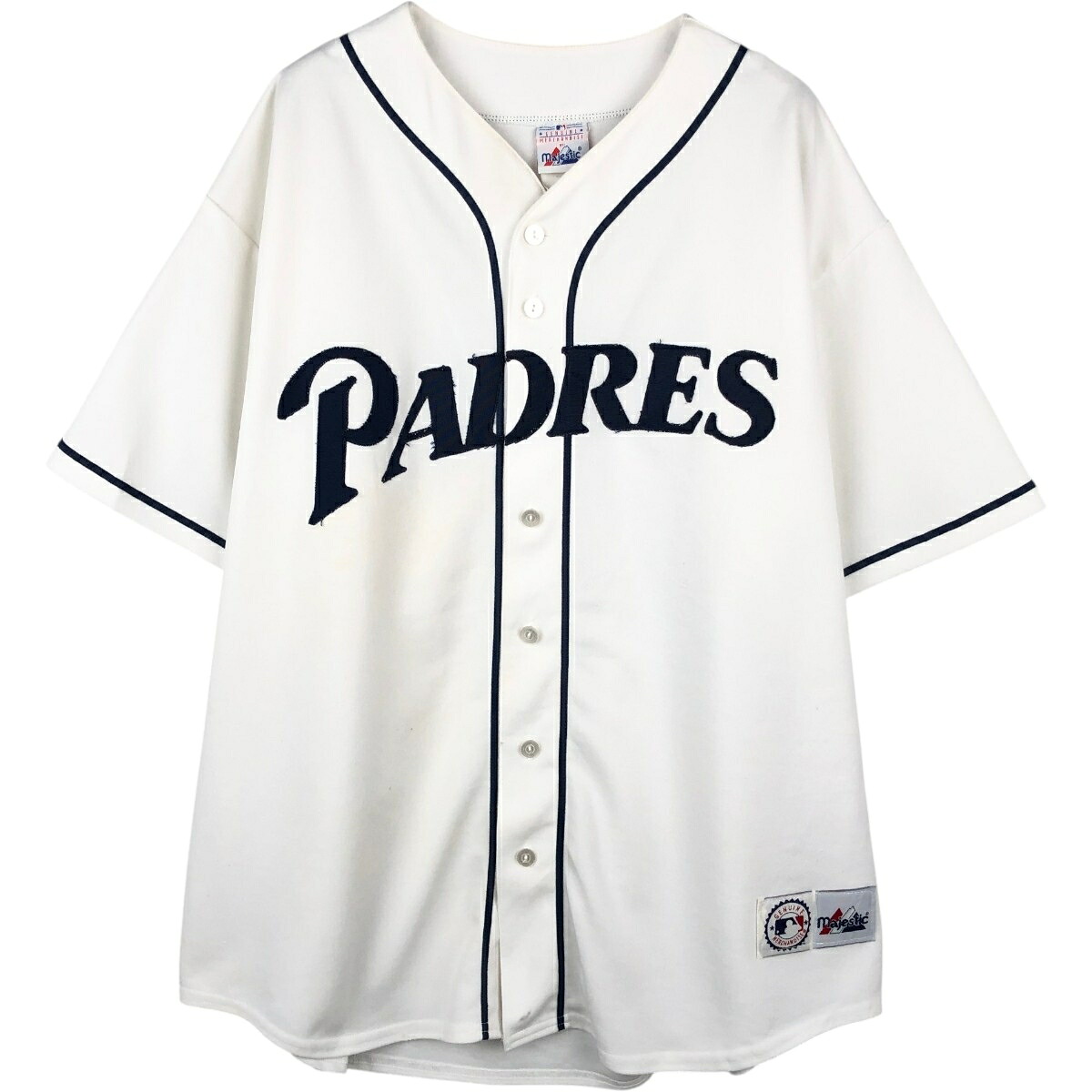 Majestic MLB SAN DIEGO PADRES サンディエゴパドレス ゲームシャツ ベースボールシャツ