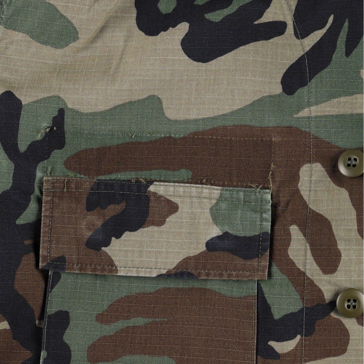 COAT HOT WEATHER WOODLAND CAMOUFLAGE PATTERN COMBAT B.D.U ミリタリージャケット