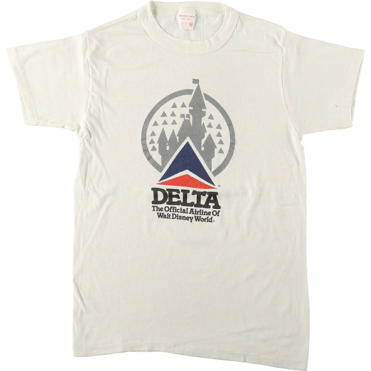 SHIRT-TEX DISNEY ディズニー DELTA AIR LINES デルタ航空 アドバタイジングTシャツ