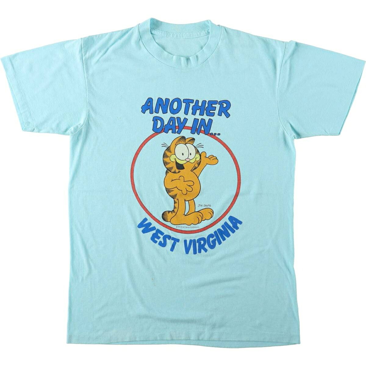 GARFIELD ガーフィールド キャラクタープリントTシャツ