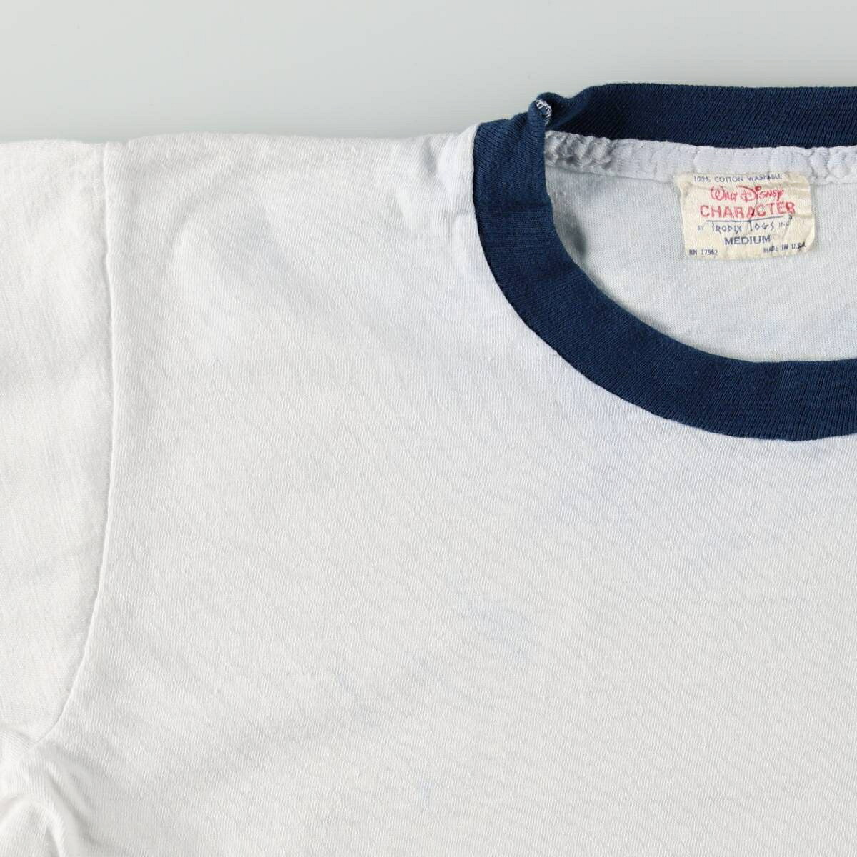 Disney/ディズニー MICKEY MOUSE ミッキーマウス リンガーT キャラクタープリントTシャツ