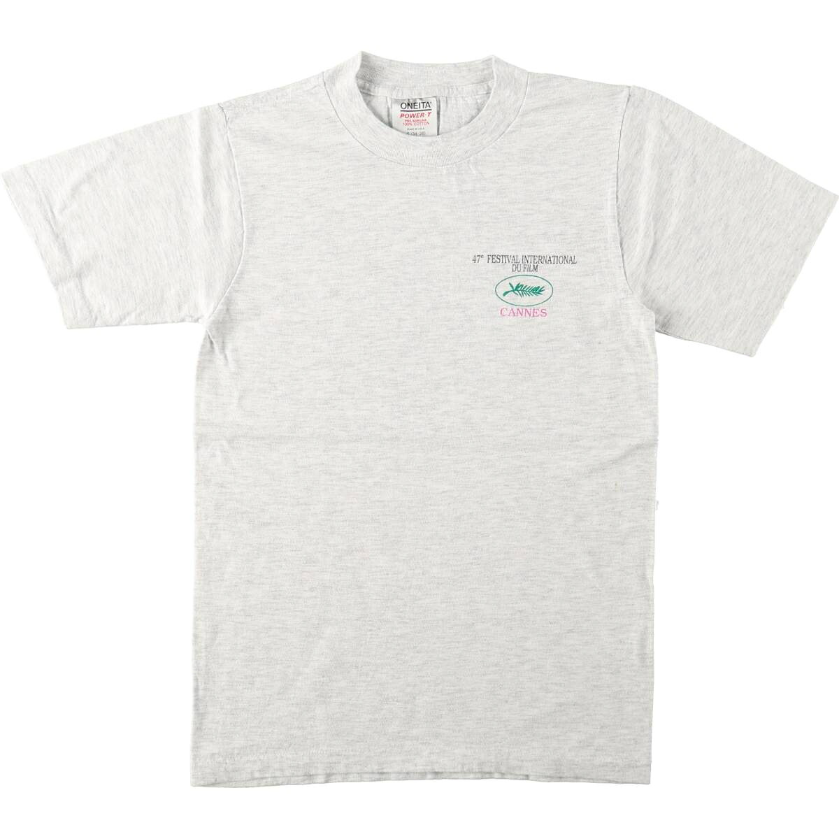 ONEITA/オニータ カンヌ国際映画祭 プリントTシャツ
