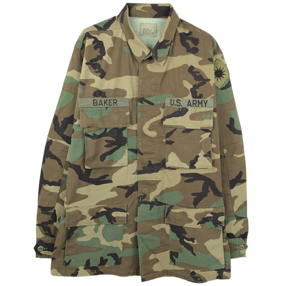 COAT,CAMOUFLAGE PATTERN B.D.U ミリタリージャケット