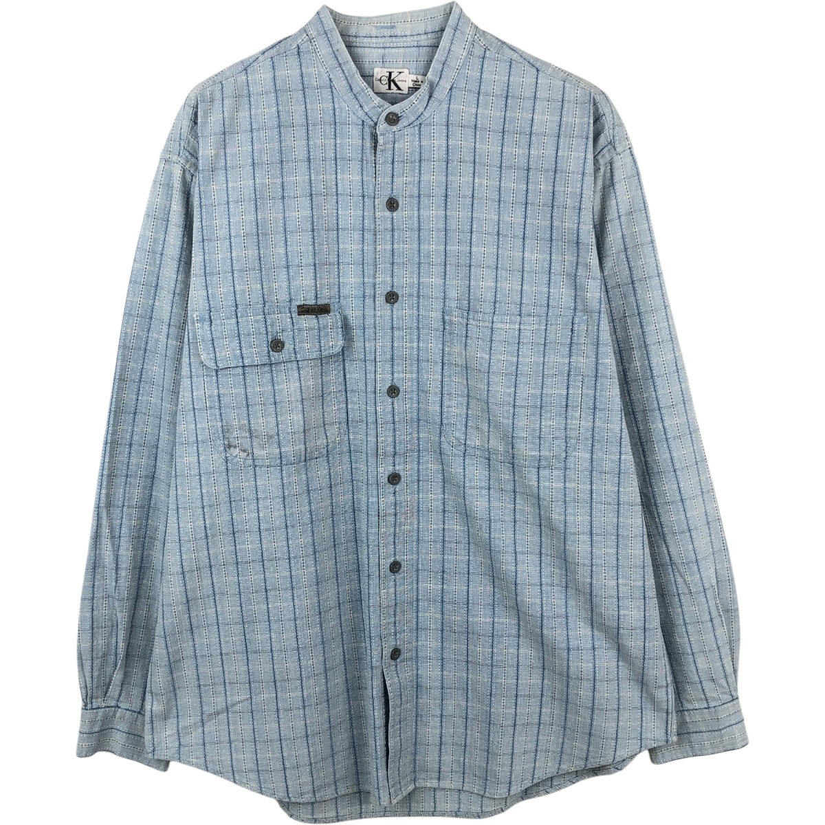 Calvin klein/カルバンクライン JEANS 長袖 コットンチェックシャツ