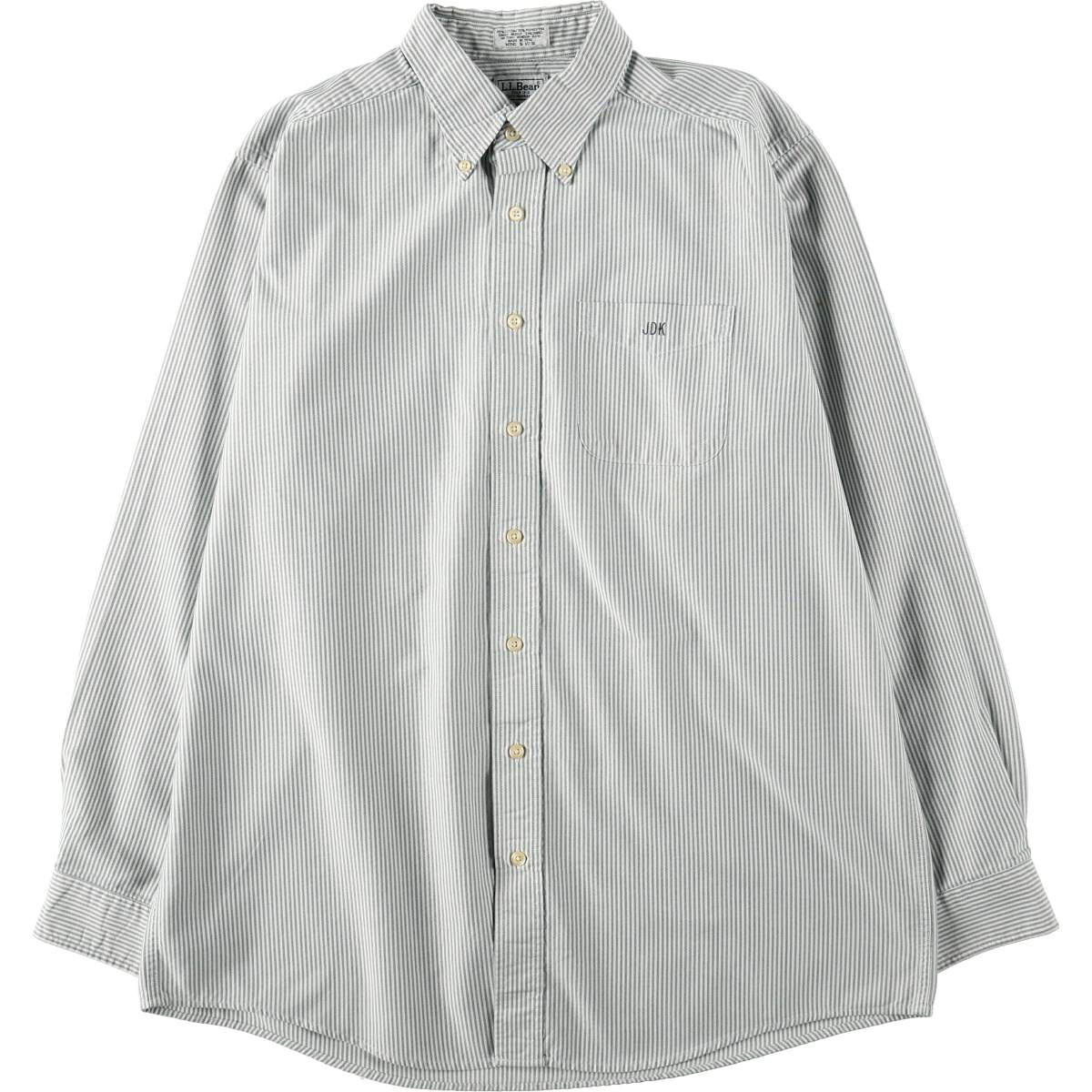 L.L.Bean/エルエルビーン 長袖 ボタンダウンストライプシャツ