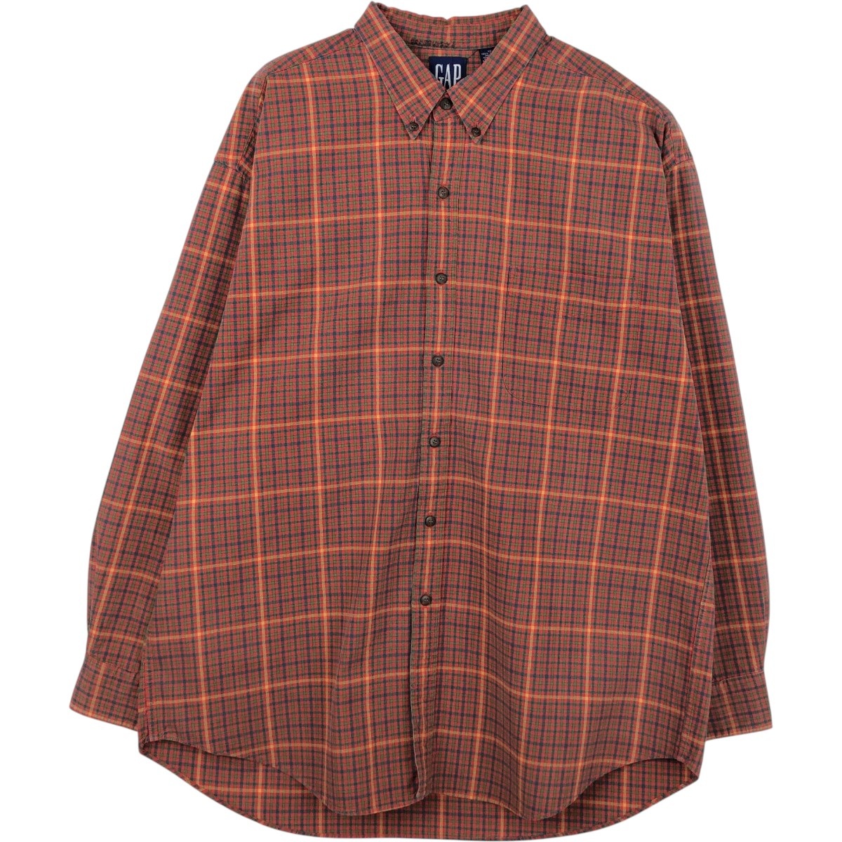 GAP/ギャップ オールドギャップ  長袖 ボタンダウンチェックシャツ