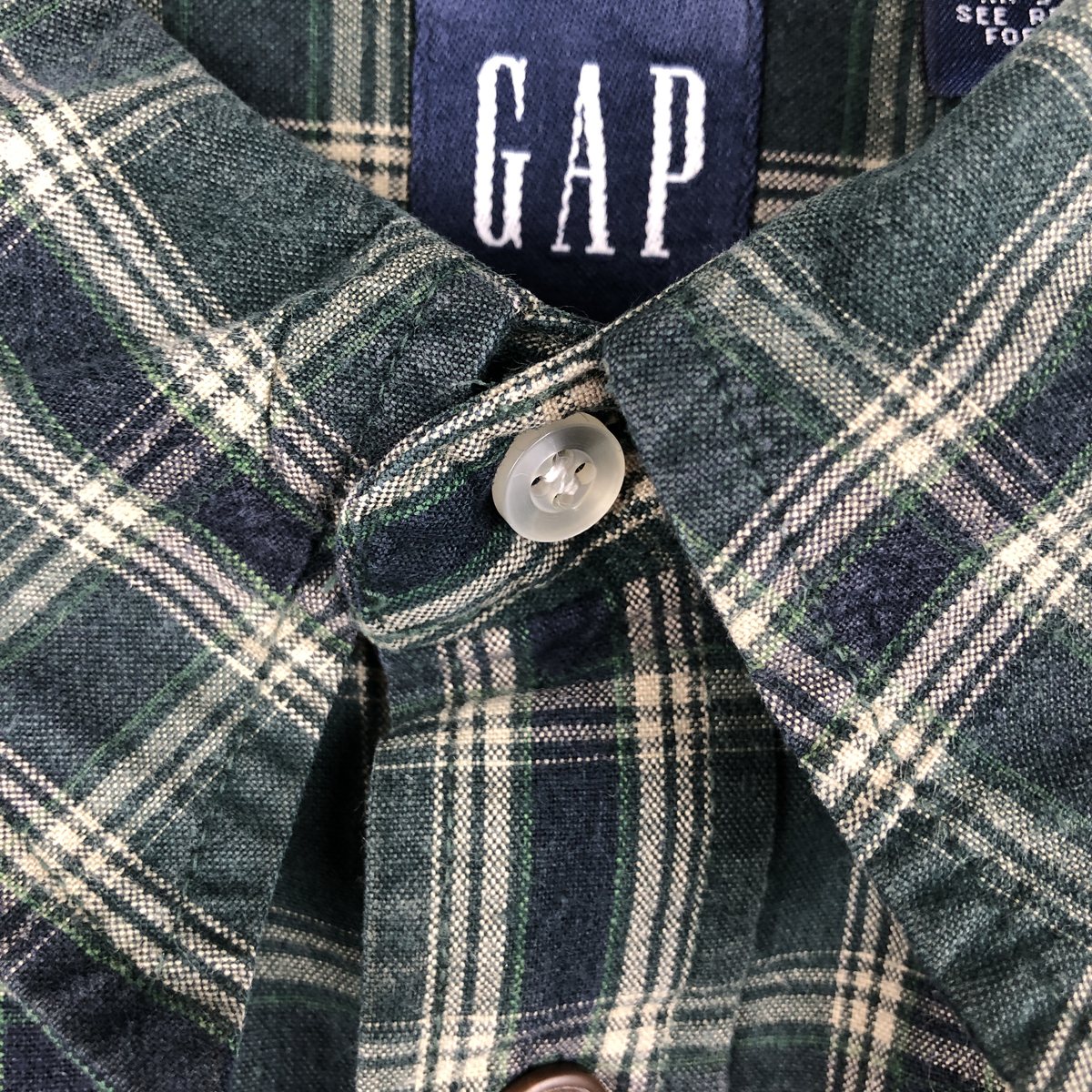 GAP/ギャップ オールドギャップ  長袖 コットンチェックシャツ