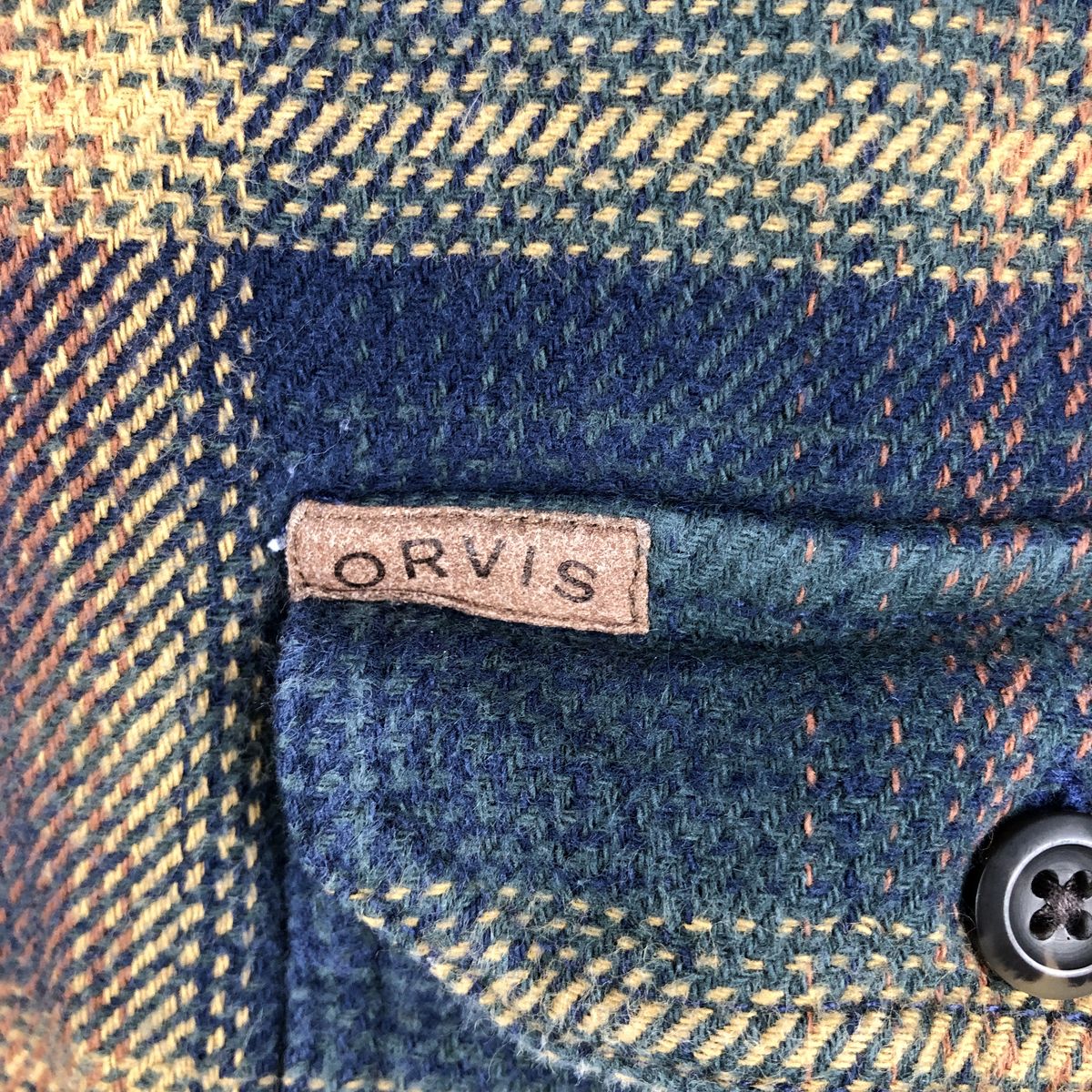 ORVIS 長袖 ヘビーネルチェックシャツ