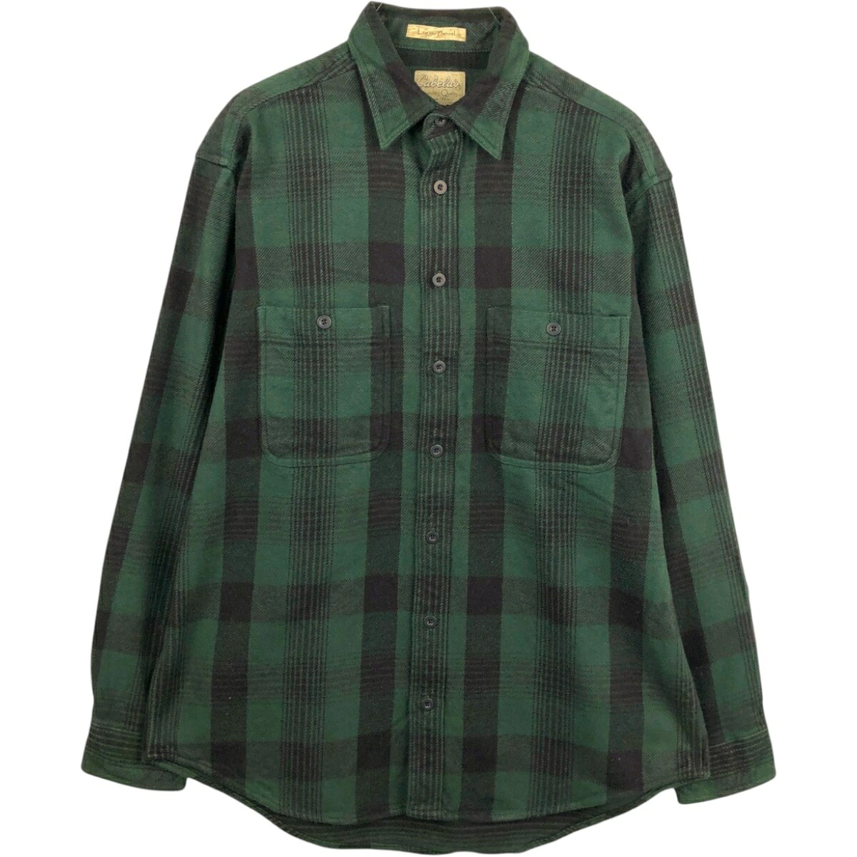 Cabelas/カベラス Logger Flannel 長袖 ヘビーネルチェックシャツ
