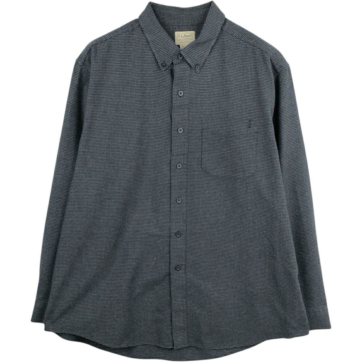 L.L.Bean/エルエルビーン TRADITIONAL FIT 長袖 ボタンダウン フランネルチェックシャツ