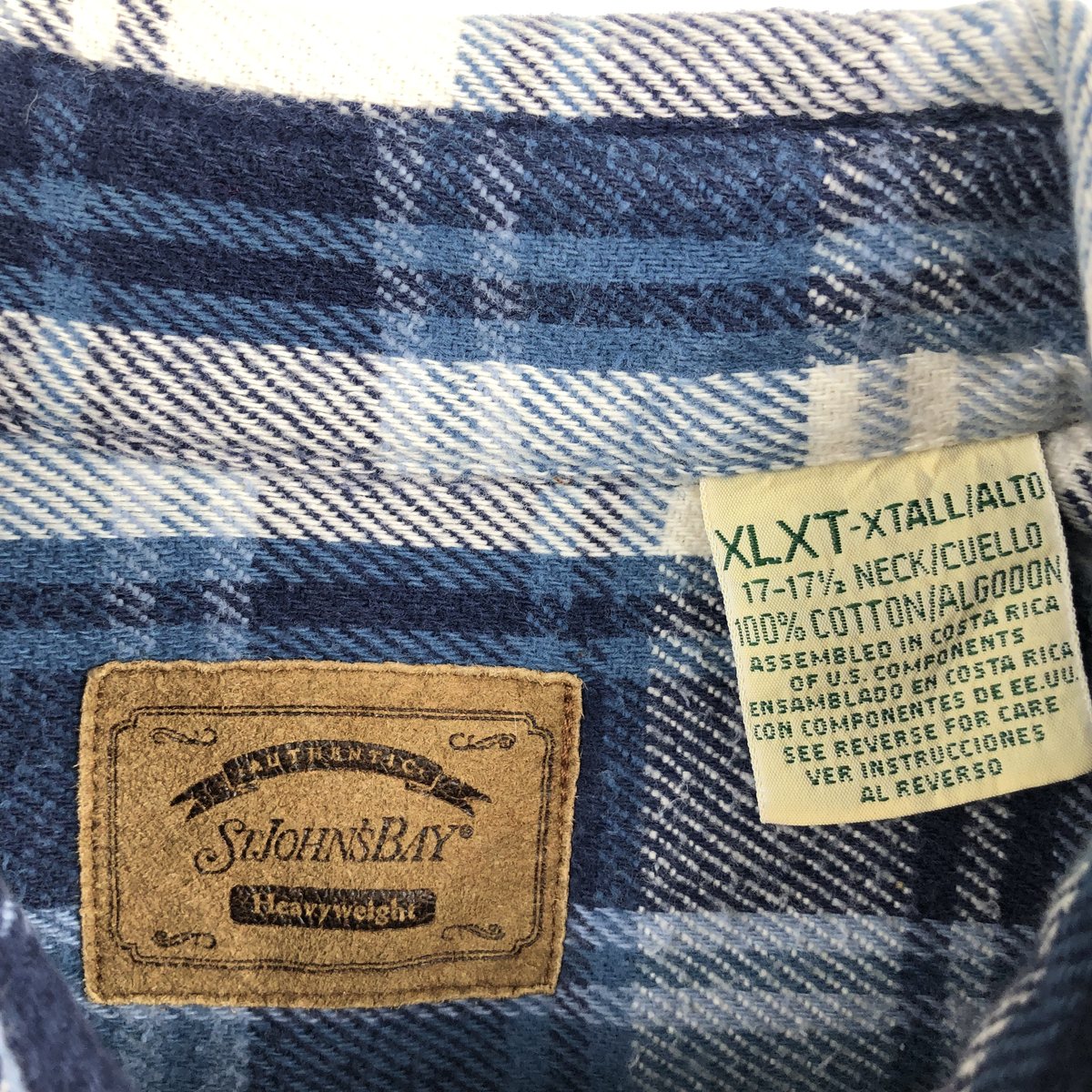 ST. JHON'S BAY/セントジョンズベイ 長袖 フランネルチェックシャツ
