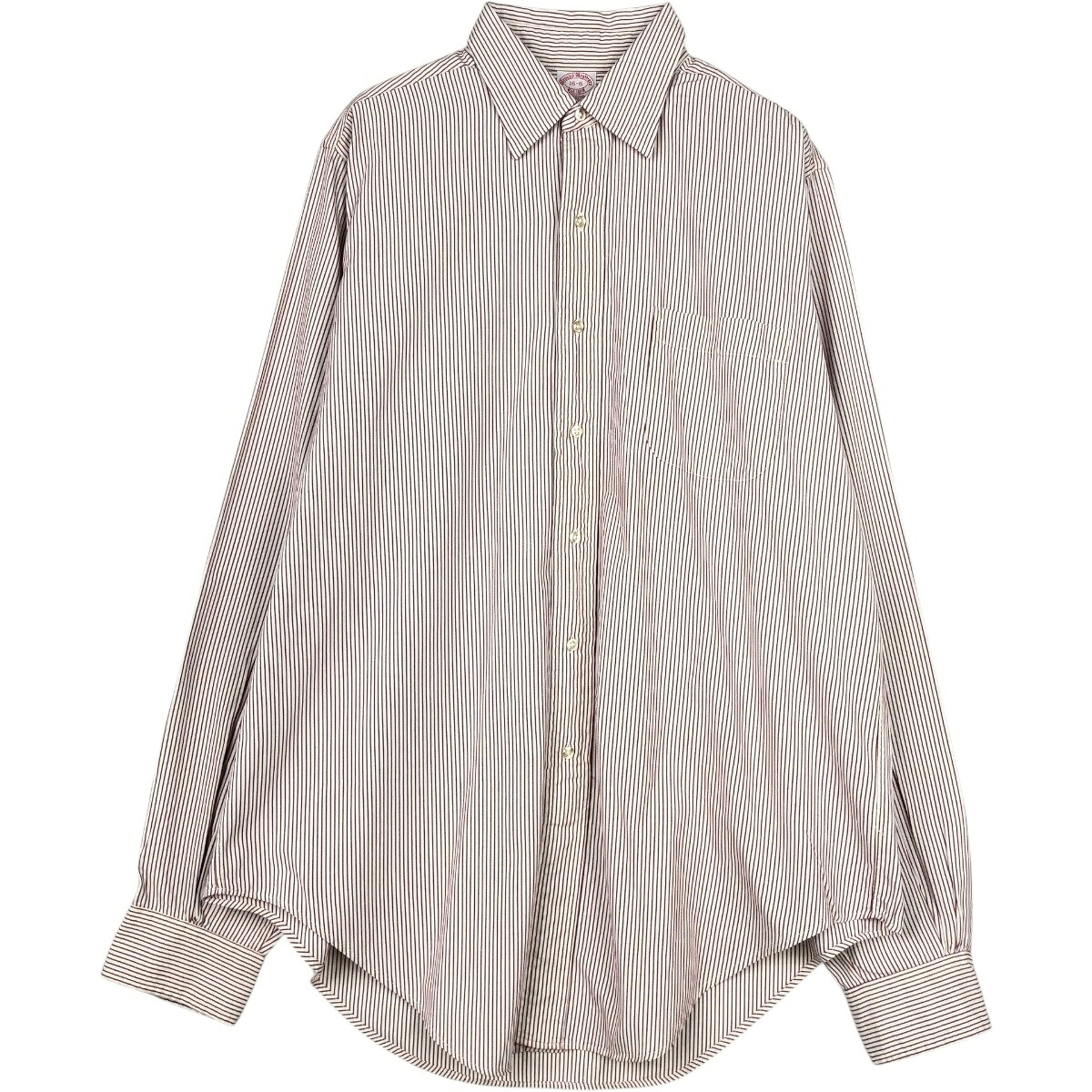 Brooks Brothers/ブルックスブラザーズ Est.1818 長袖 ストライプシャツ