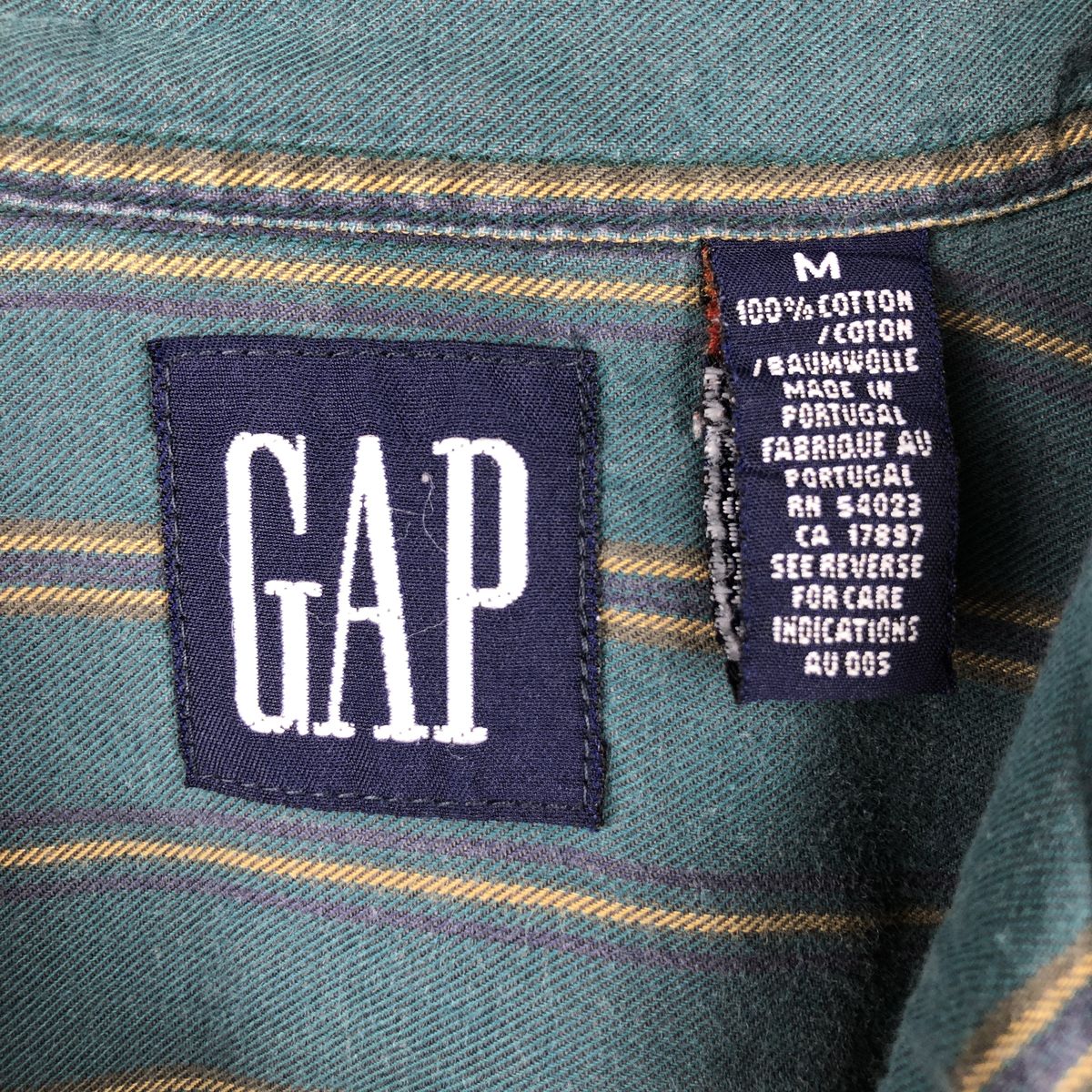 GAP/ギャップ オールドギャップ  長袖 ボタンダウンストライプシャツ