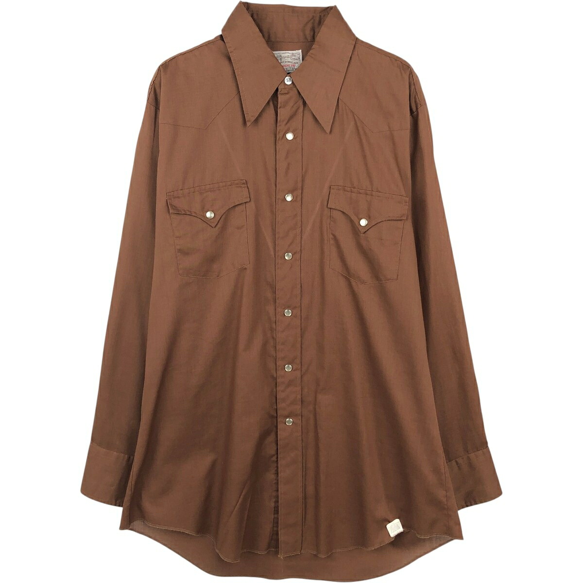 H BAR C RanchWear 長袖 ウエスタンシャツ