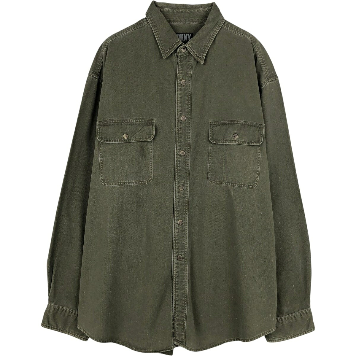 DKNY/ダナキャランニューヨーク 長袖 コットンシャツ