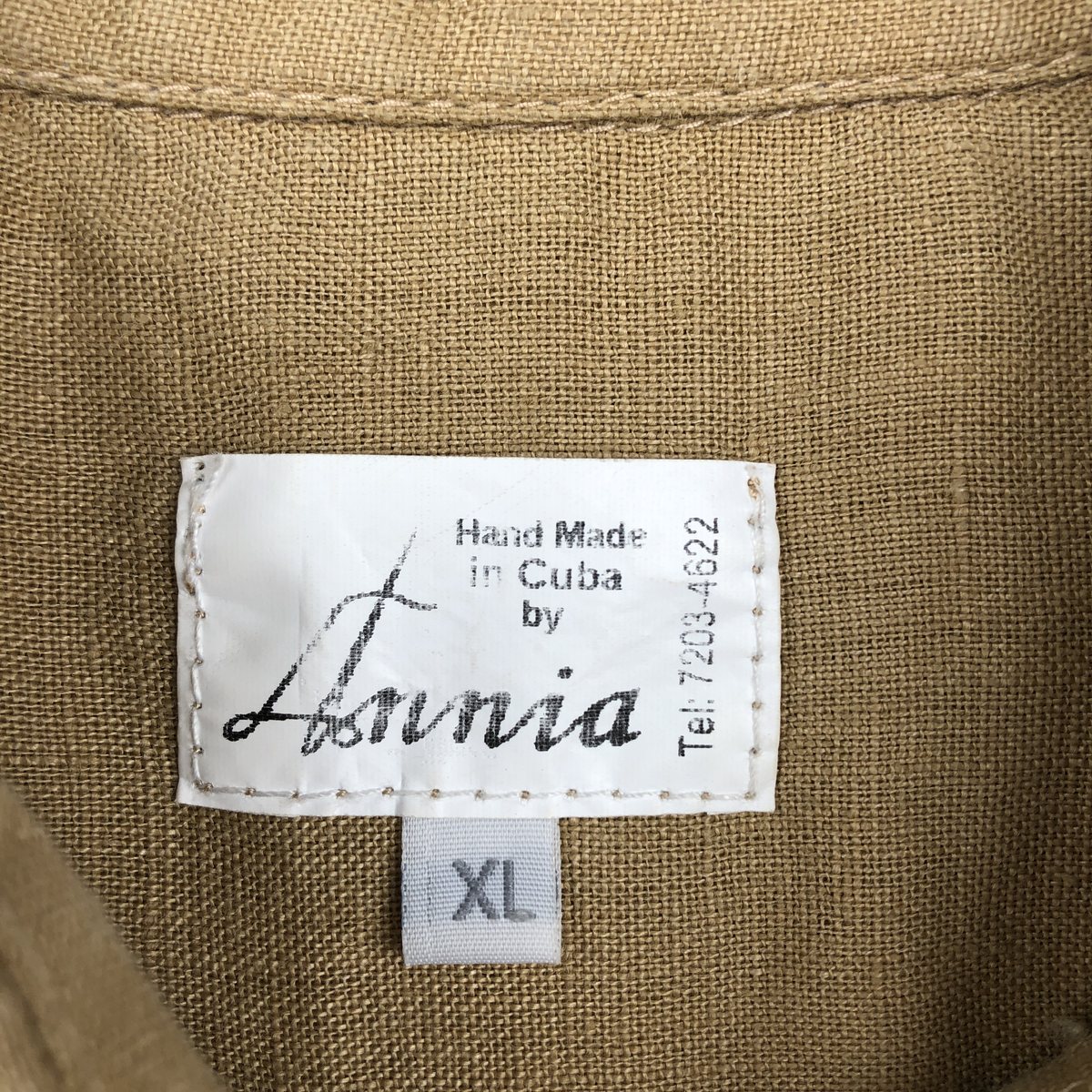 Annia 長袖 メキシカンシャツ キューバシャツ