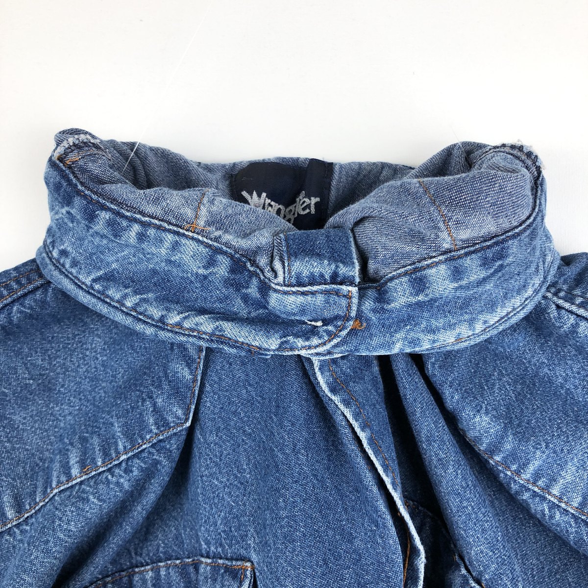 Wrangler/ラングラー 長袖 デニムウエスタンシャツ