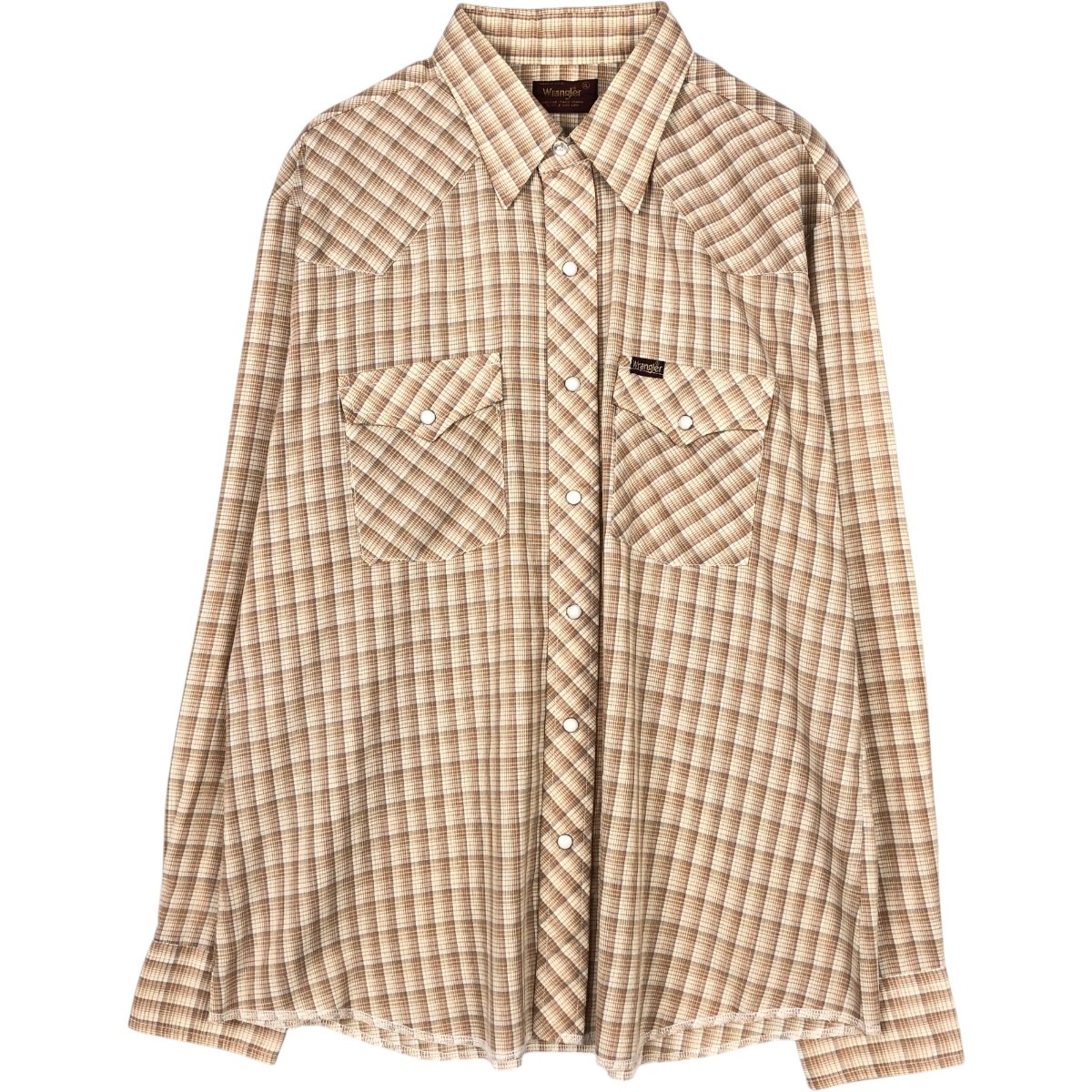 Wrangler/ラングラー 長袖 ウエスタンシャツ