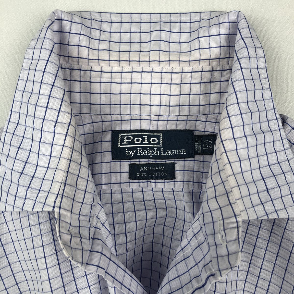 Ralph Lauren/ラルフローレン POLO by Ralph Lauren ANDREW 長袖 コットンチェックシャツ