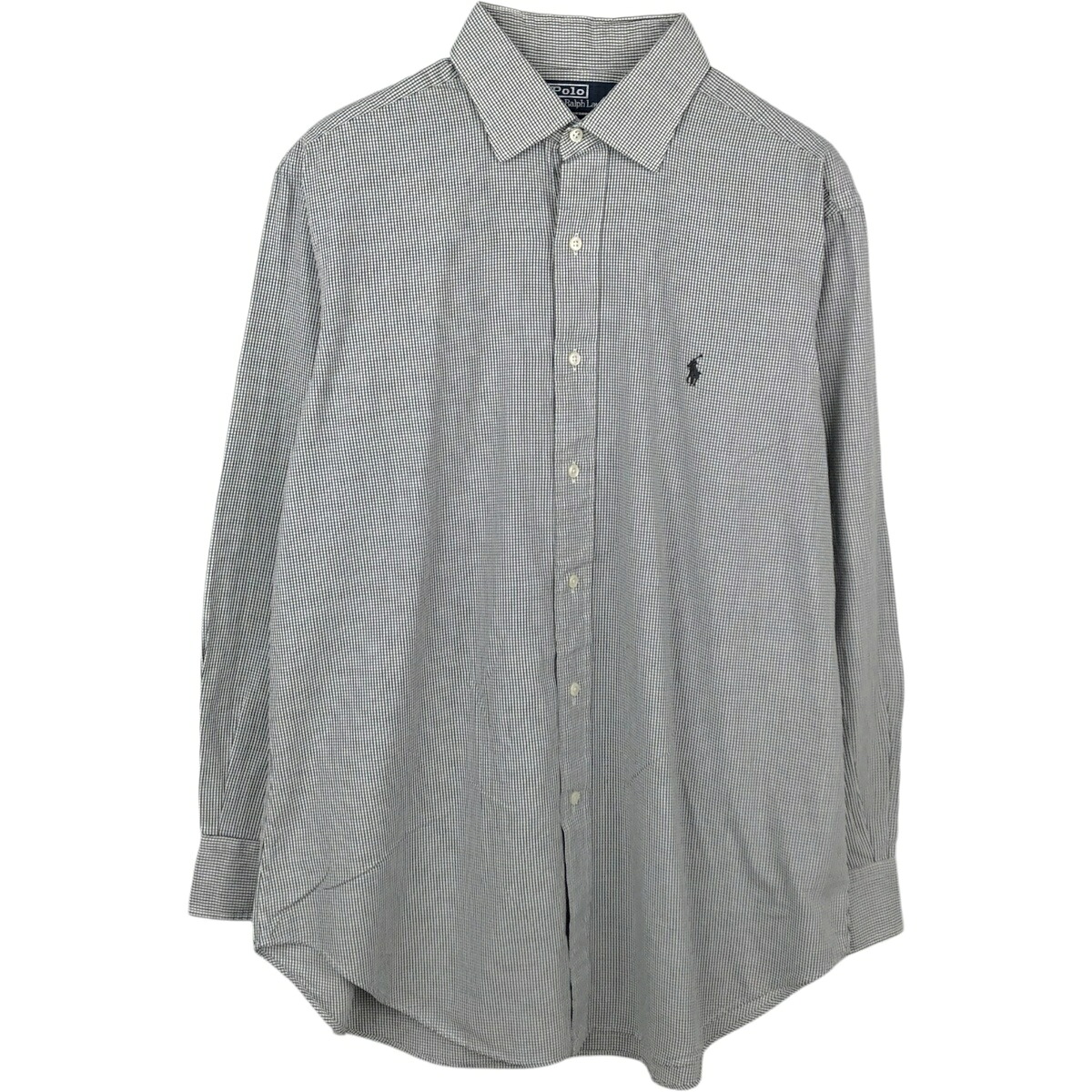 Ralph Lauren/ラルフローレン POLO by Ralph Lauren Philip 長袖 コットンチェックシャツ