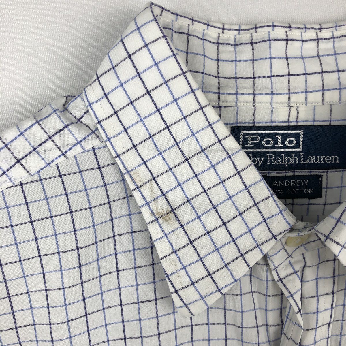 Ralph Lauren/ラルフローレン POLO by Ralph Lauren ANDREW 長袖 コットンチェックシャツ