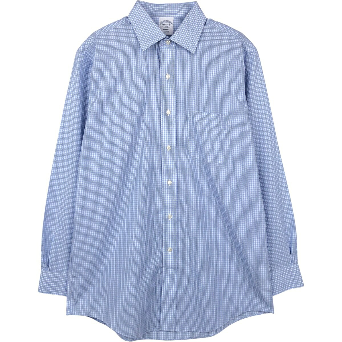 Brooks Brothers/ブルックスブラザーズ 1818 REGENT 長袖 コットンチェックシャツ